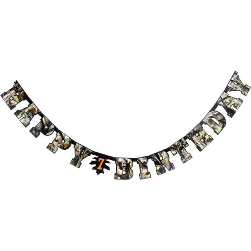 NEXT Camo Birthday Banner