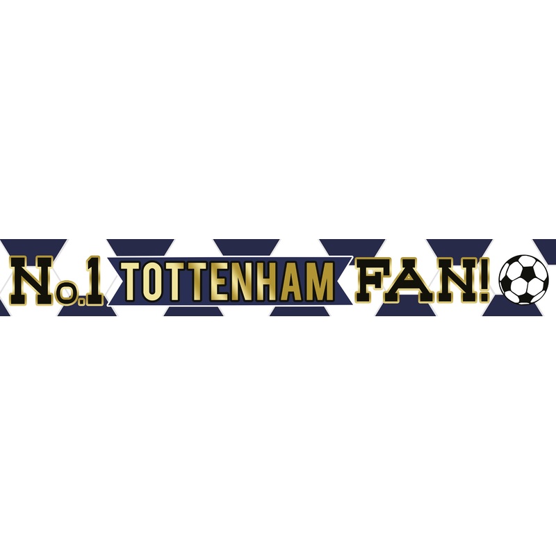 No 1 Tottenham Fan Foil Banner