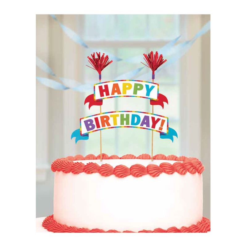 Rainbow Cake Pick Banner