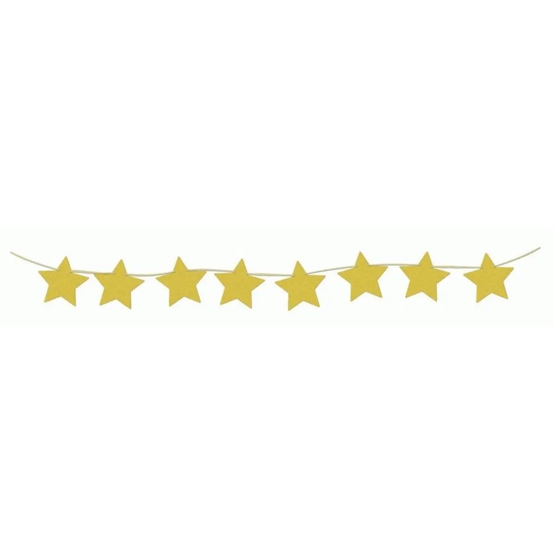 8ft Gold Diamond Star Banner