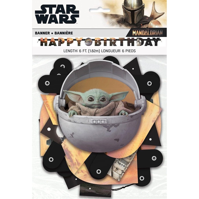 Baby Yoda large banner