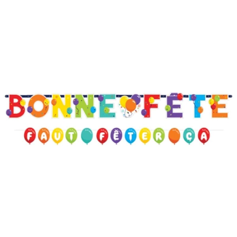 Bonne Fte Balloons - Banner