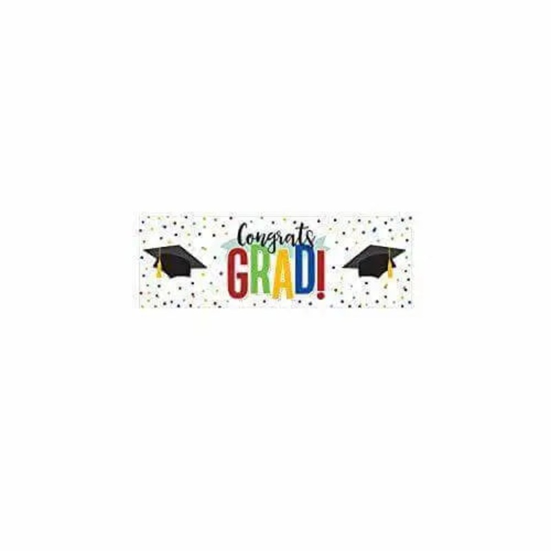 Colorful Graduation Party Banner