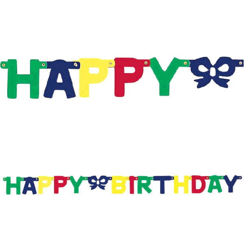 Happy Birthday Primary Banner