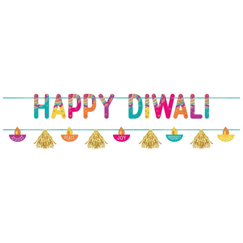 Happy Diwali Banner Kit, 2 Count