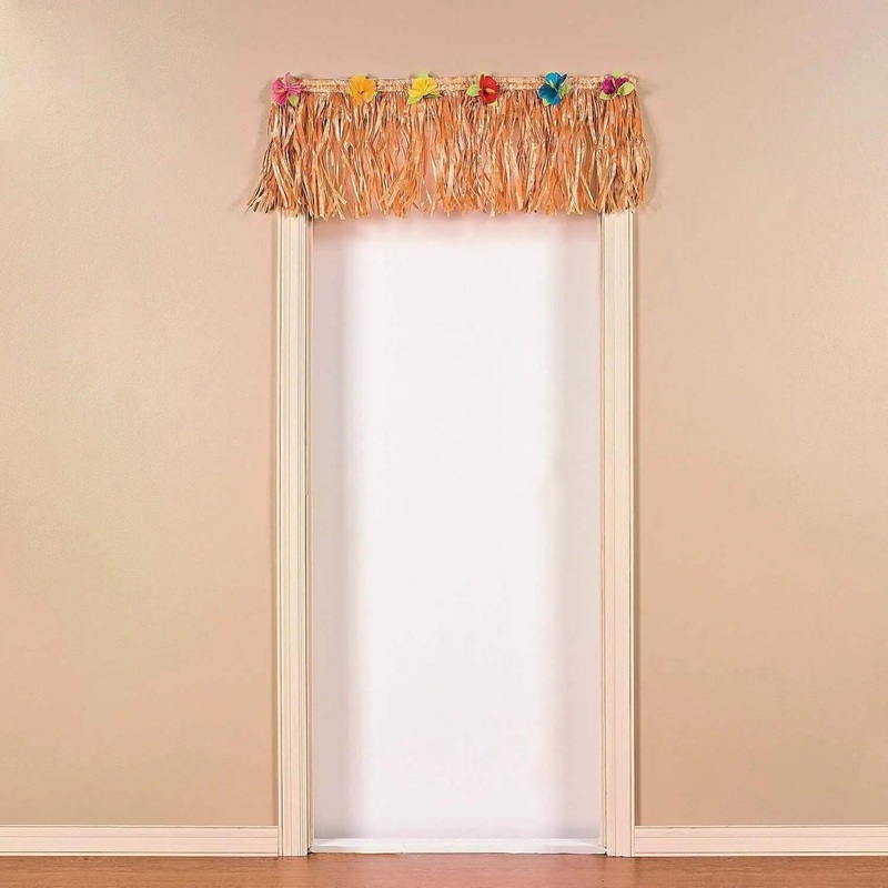 Luau - Grass Doorway Banner