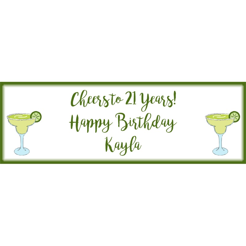 Margarita Birthday Banner