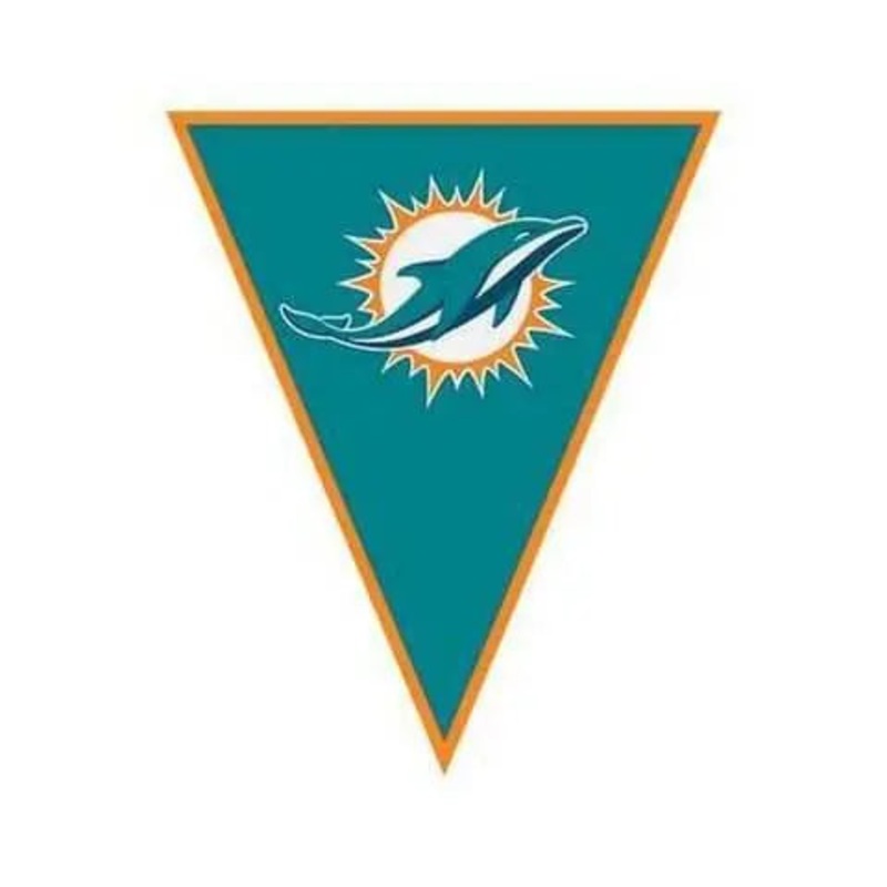 Miami Dolphins - Pennant Banner