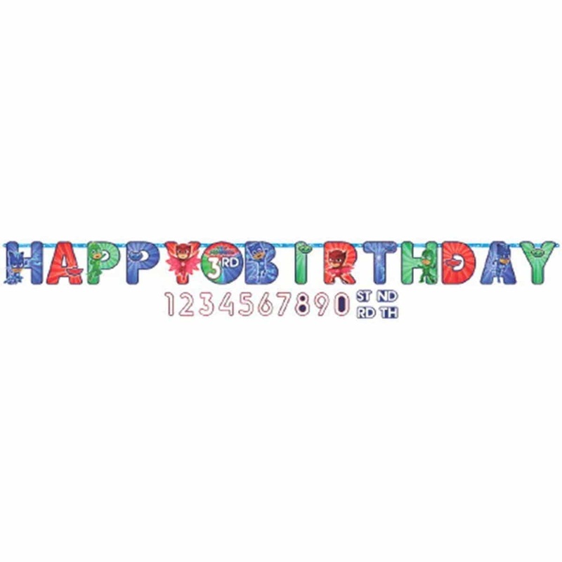 PJ Masks customizable banner