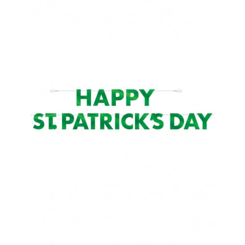 St. Patricks Foil Banner
