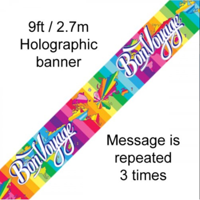 BANNER  BON VOYAGE 2.6M 1PC