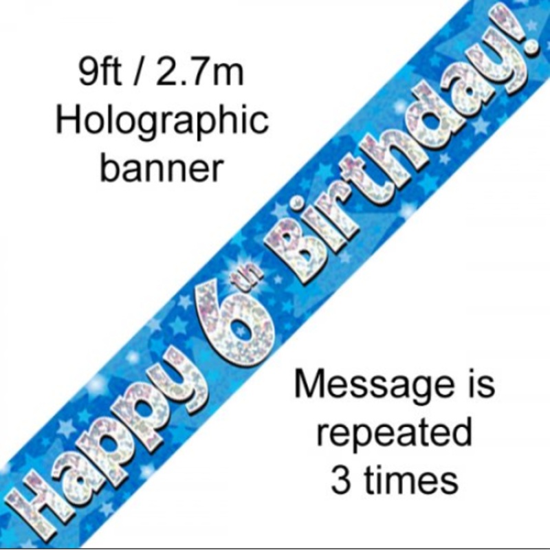 BANNER HAPPY 6TH BDAY