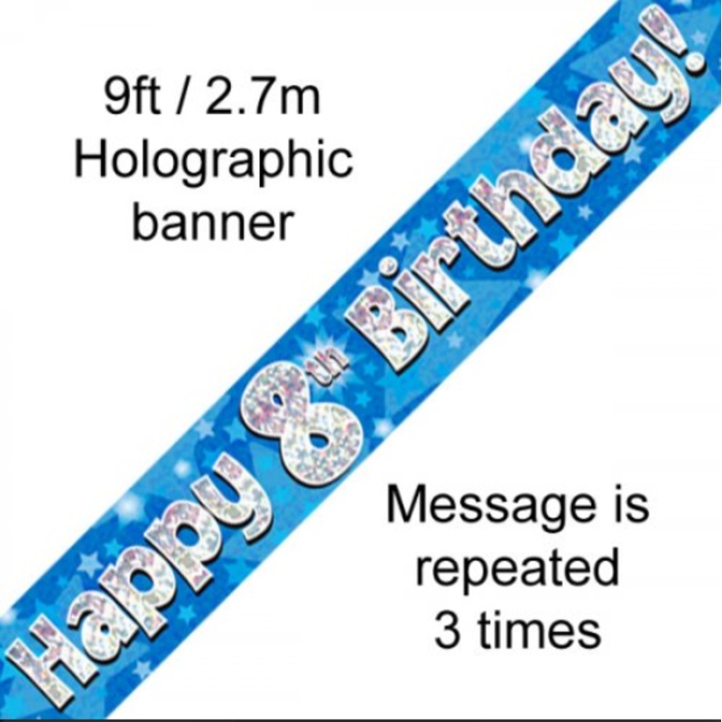 BANNER HAPPY 8TH BDAY