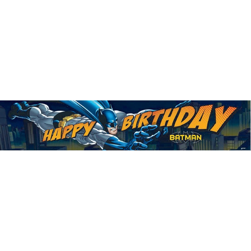 Batman Plastic  Banner