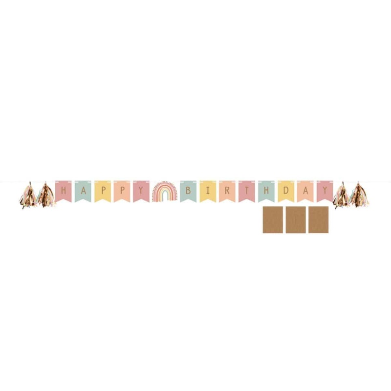 Boho Rainbow Customizable Banner