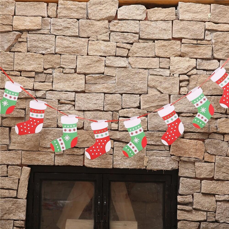 Christmas Stocking Paper Bunting
