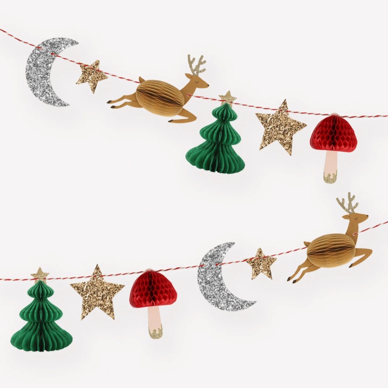 Festive Icon Honeycomb Garland