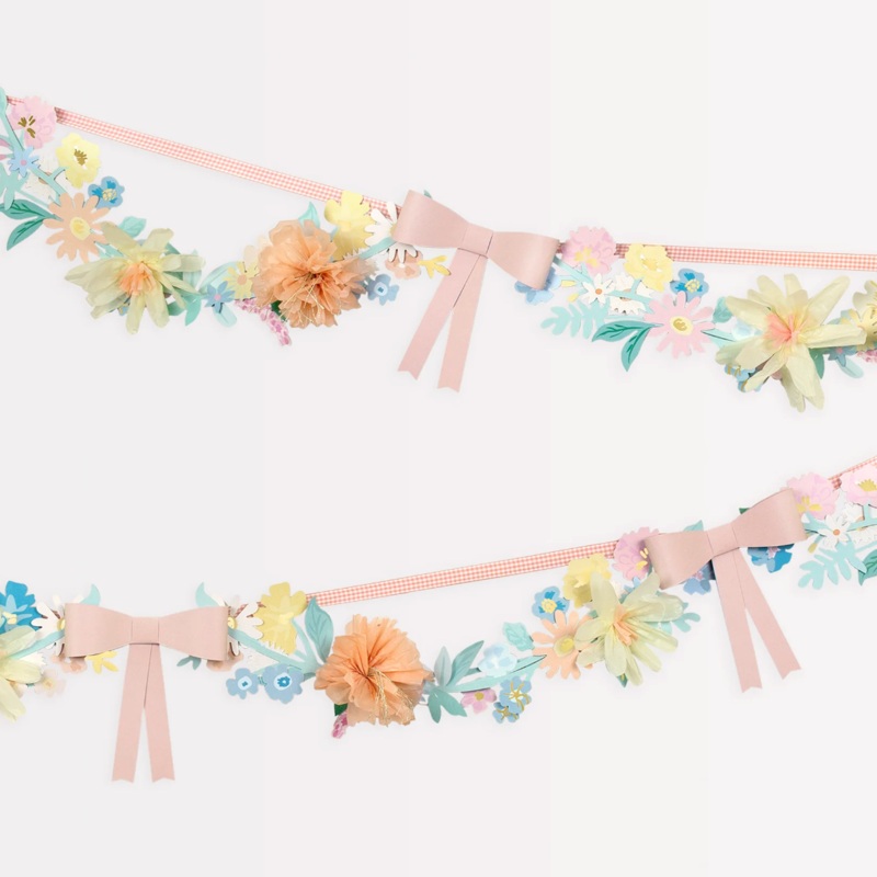 Flower & Bow Garland