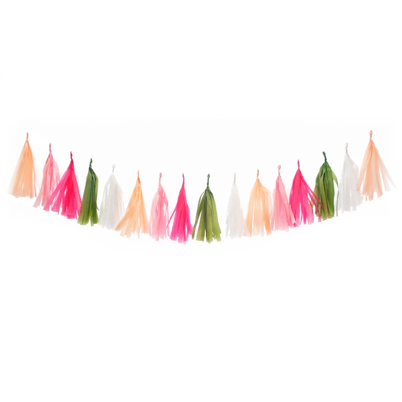Flower Garden Tassel Garland