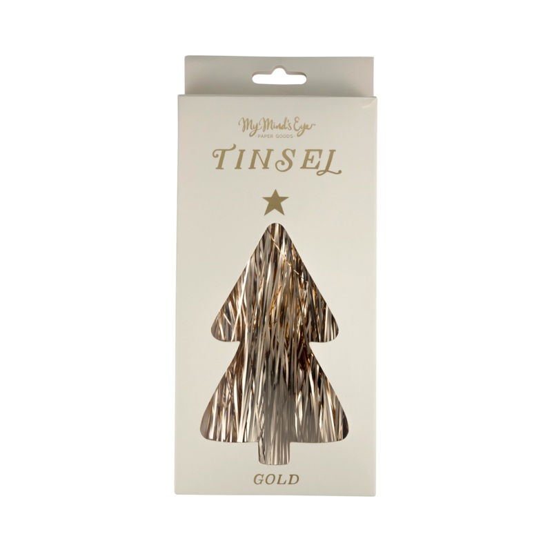 Gold Metallic Tree Tinsel