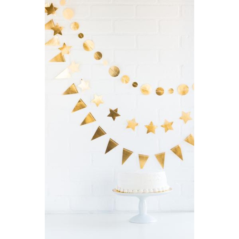 Gold Mini Banner Set - Stars