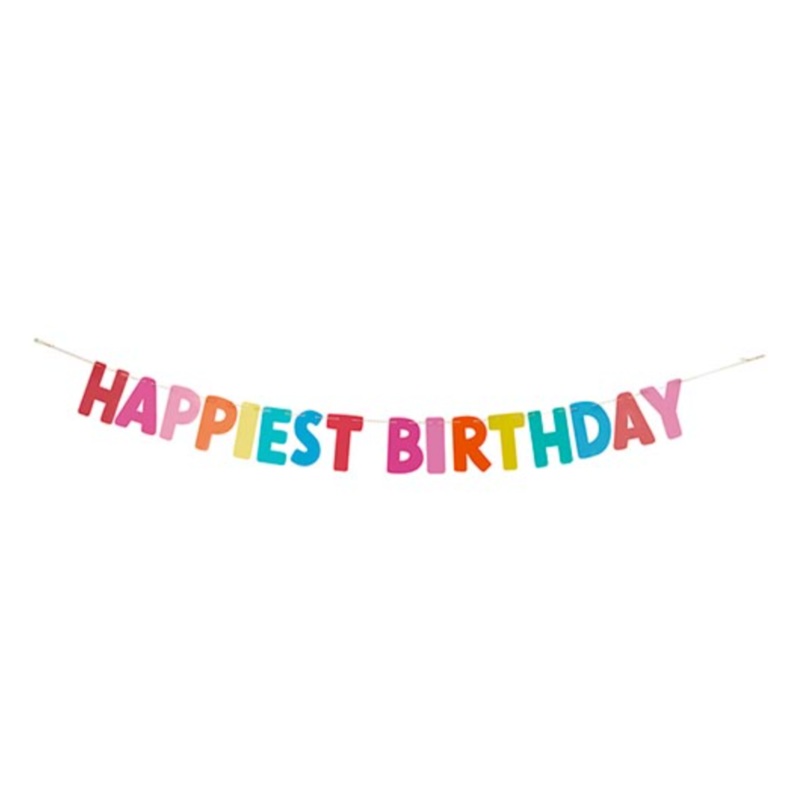 Happiest Birthday Garland