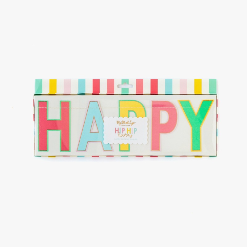 Hip Hip Hooray Birthday Banner