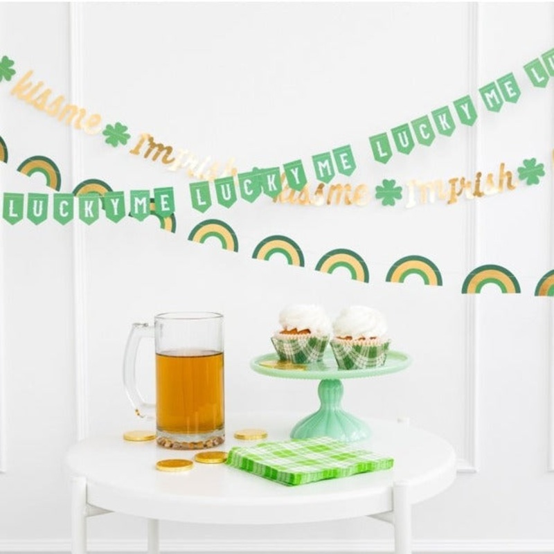 Kiss Me Lucky Me Banner