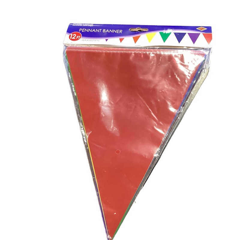 LARGE MULTI COLOR PENNANT BANNER