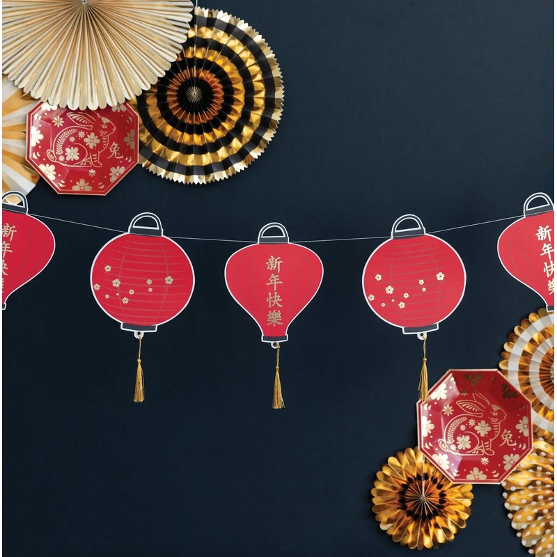 Lunar New Year Lantern Banner