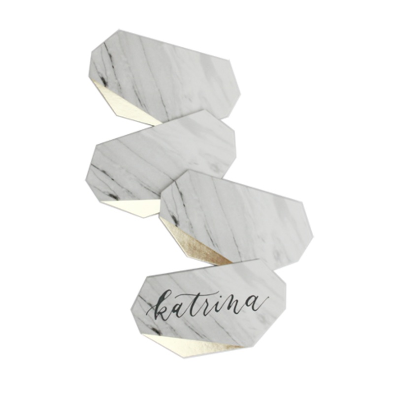 Marble Paper Place Cards