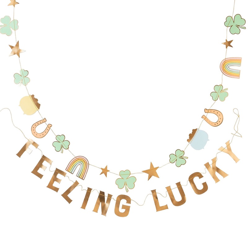 Pastel Feeling Lucky Banner