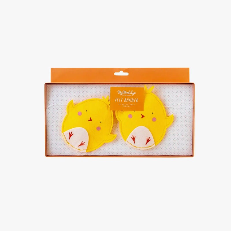 Puffy Felt Chick Banner