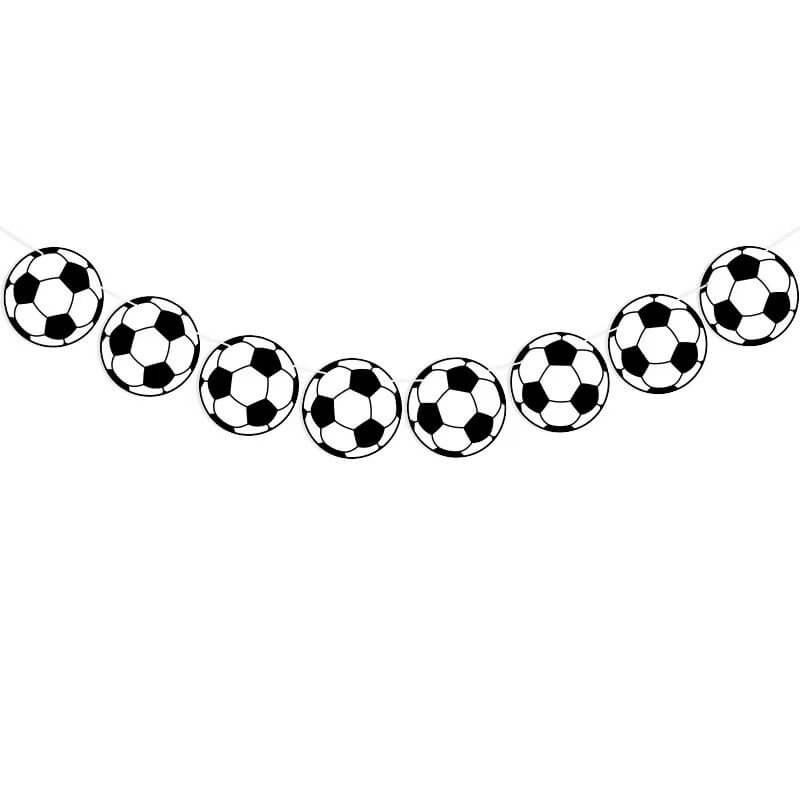 Soccer Ball Paper Banner
