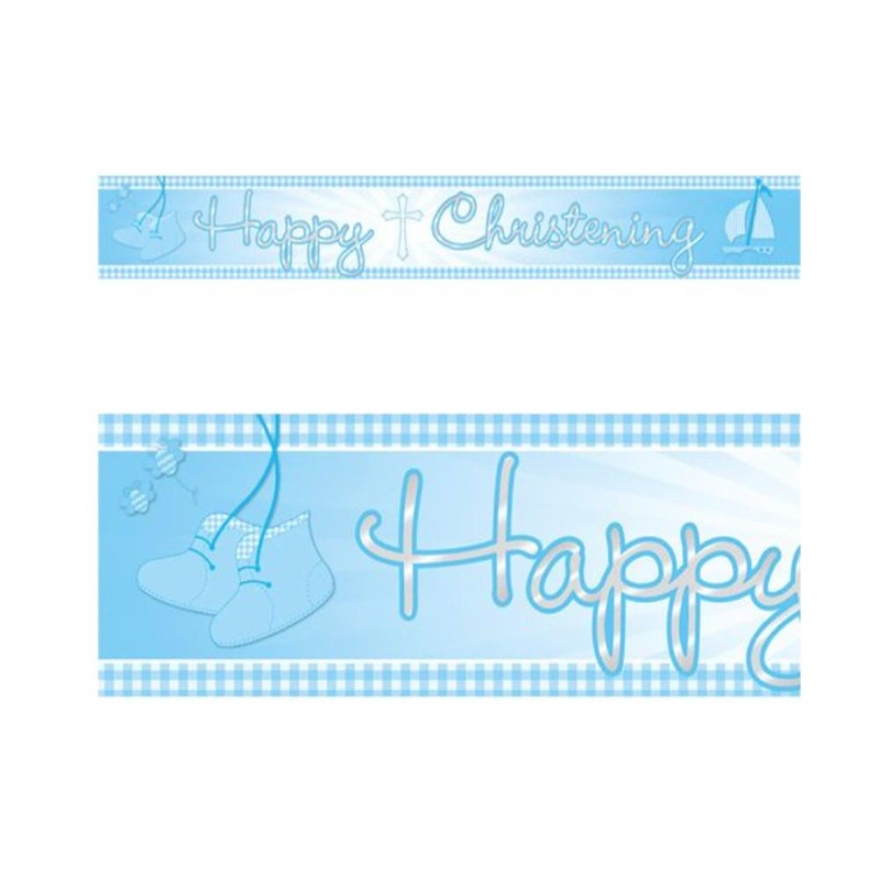 Blue Booties 4.5m Foil Banner