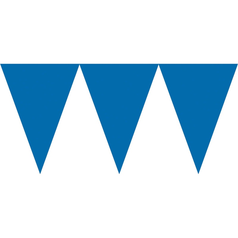 Bright Royal Blue Pennant Banner