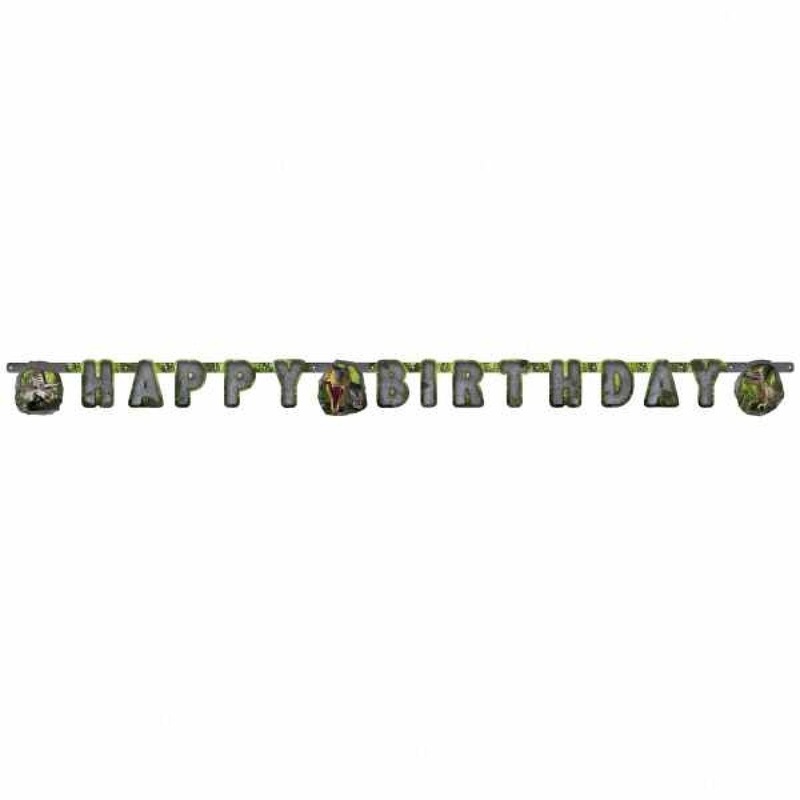 Dinosaur Attack Letter Banner