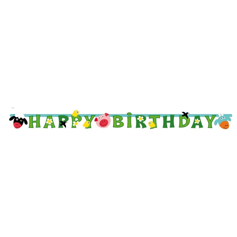 Farm Fun Letter Banner