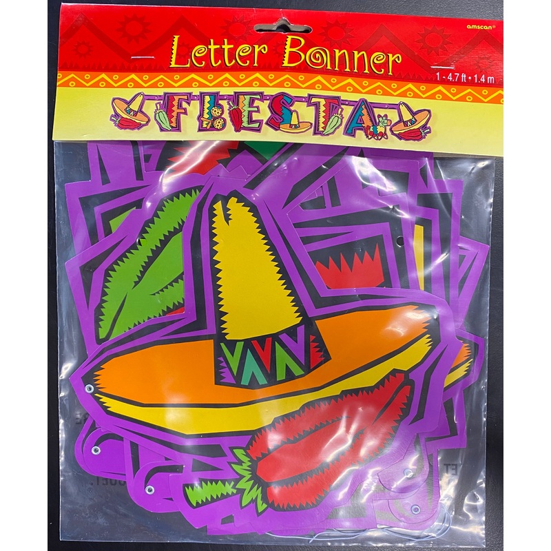 Fiesta Letter Banner 1.4m 1pc