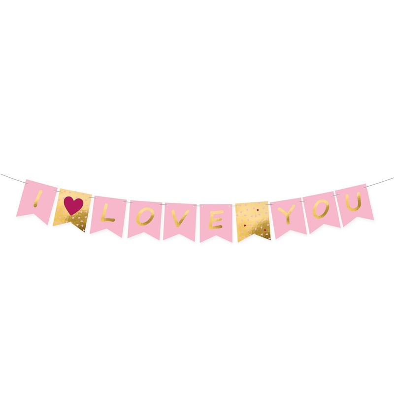 I Love You Letter Banner