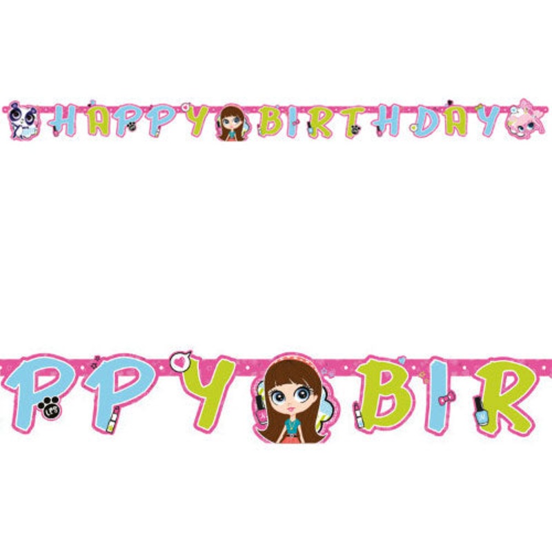 Littlest Pet Shop Letter Banner