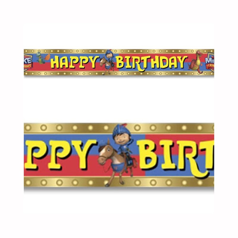 Mike The Knight Foil Banner