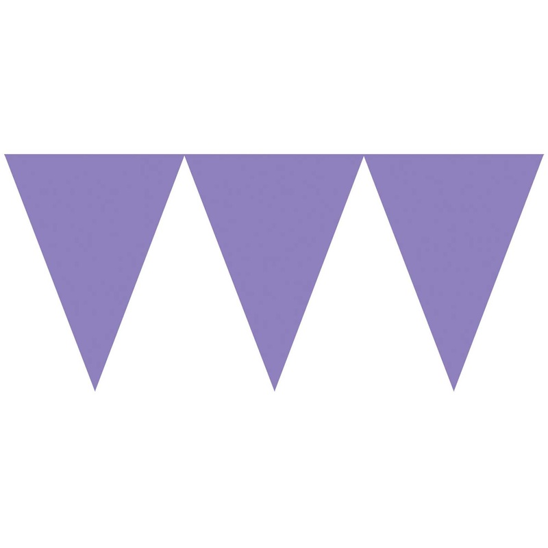 New Purple Pennant Banner