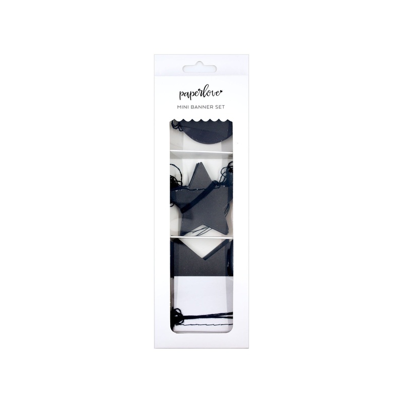 Paper Love Mini Banner Set: Onyx