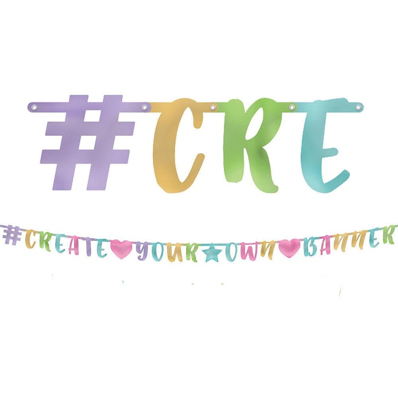 Pastel Customizable Foil Banner