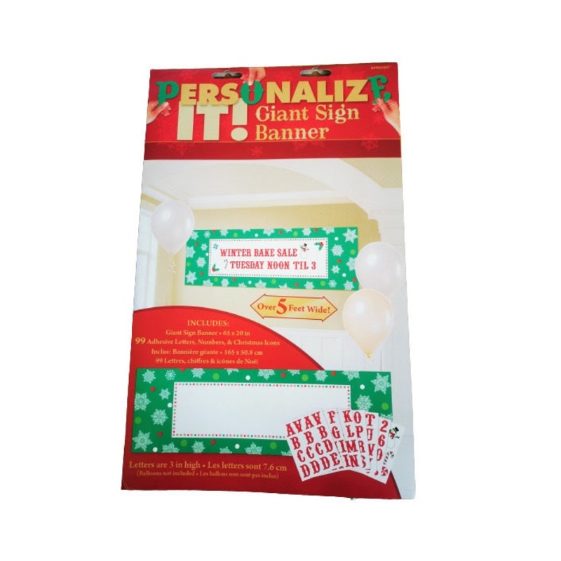 Personalize Giant Banner