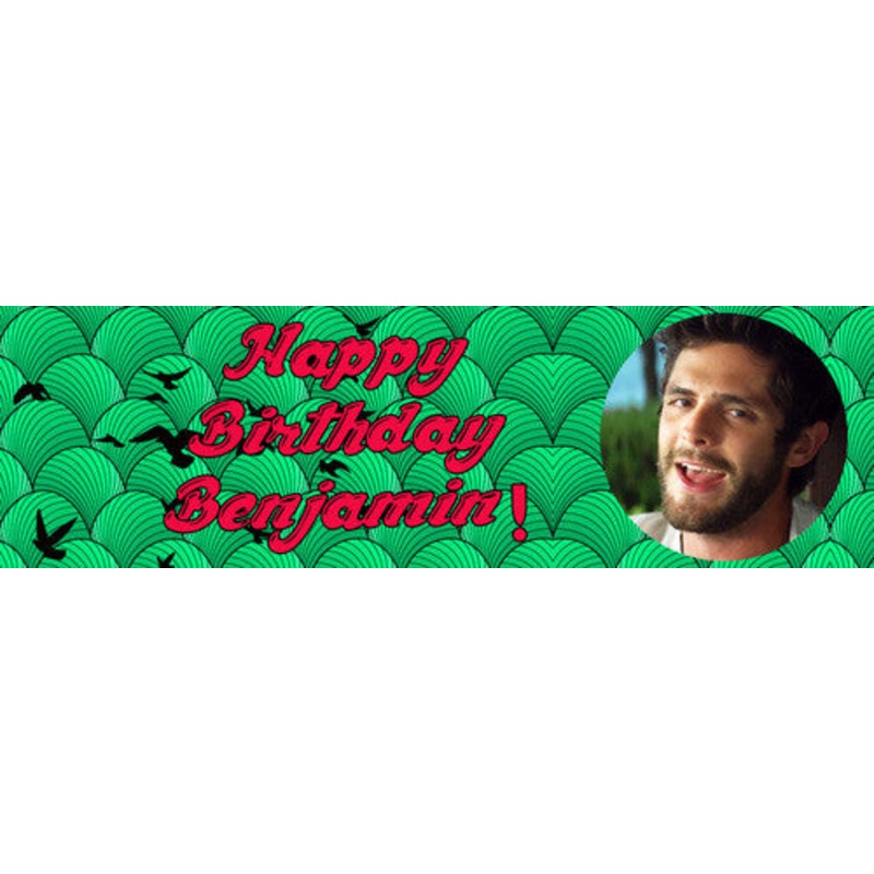 Asian Birthday Banner