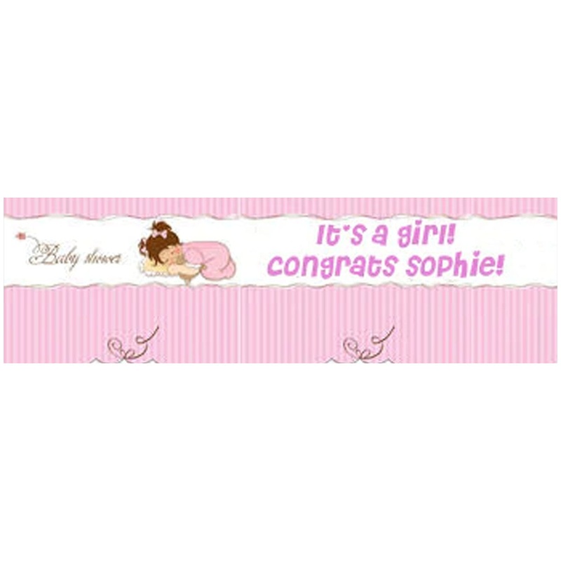 Baby Girl Sleeping Banner