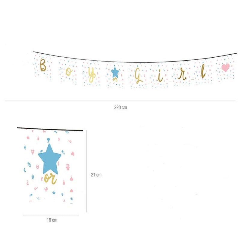 Banner Boy or Girl 220cm