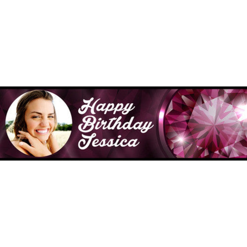 Big Diamond Birthday Banner